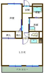 ビラ富が丘【2階】の間取り