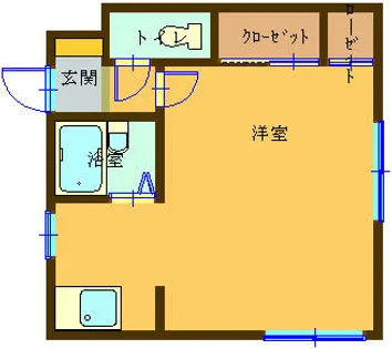 福岡県北九州市門司区東門司1丁目【アパート】の間取り