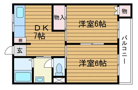 大阪府吹田市千里山東3丁目【マンション】の間取り