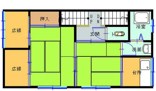 福岡県北九州市小倉南区田原新町1丁目【マンション】の間取り