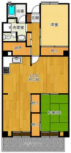 兵庫県神戸市東灘区住吉山手4丁目【マンション】の間取り