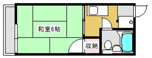 キトウハイツ【2階】の間取り