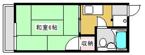 キトウハイツ【2階】の間取り