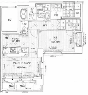 プレイズ御所南【507号室】の間取り