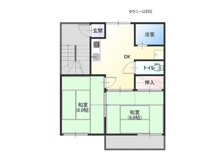 愛知県名古屋市南区大堀町【アパート】の間取り