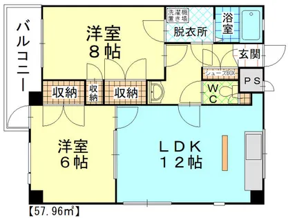ルネックスⅢ【2階】の間取り