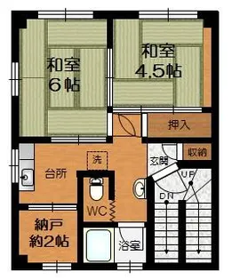 木下マンション【301号室】の間取り