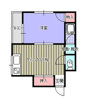 大阪府大阪市住之江区東加賀屋3丁目【マンション】の間取り