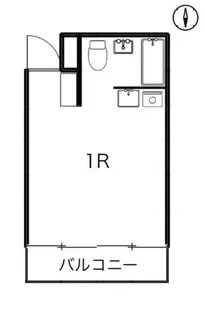 プチロイヤル住吉【202号室】の間取り