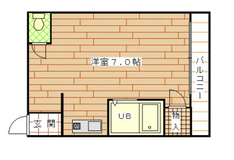 大阪府大阪市淀川区十三本町2丁目【マンション】の間取り