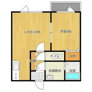 Uグランディス【1階】の間取り