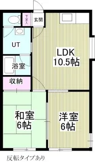 ファミール上湯川No32【202号室】の間取り