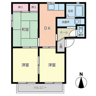 和歌山県海南市大野中【アパート】の間取り