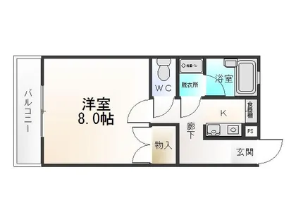 ブロケイド【2階】の間取り