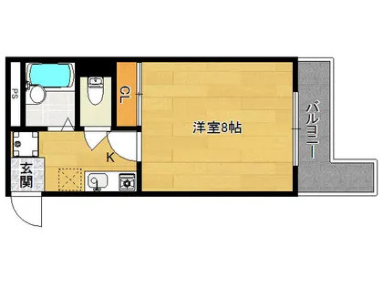 フラットKSR【2階】の間取り