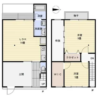 京都府京都市上京区大宮通丸太町上る一町目【一戸建】の間取り