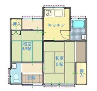 福岡県北九州市小倉南区湯川4丁目【一戸建】の間取り