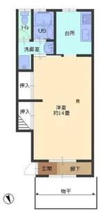 清ハイツ2【101号室】の間取り