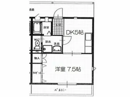 ボン・フレール【1階】の間取り