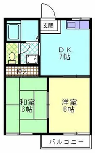 愛知県名古屋市瑞穂区姫宮町2丁目【アパート】の間取り