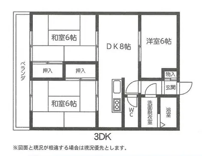 パークサイドハイムⅡ【4階】の間取り