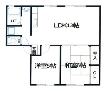 ソファレ21【201号室】の間取り