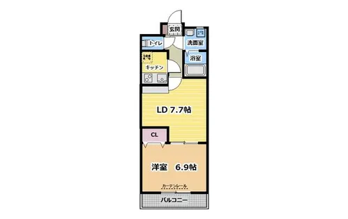 愛知県碧南市鷲林町1丁目【マンション】の間取り