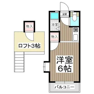 ウイング福間駅前Ⅱ【2階】の間取り
