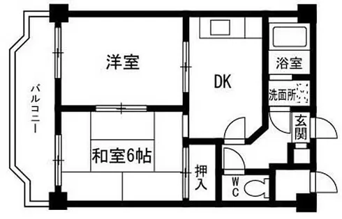 ルエメゾンロワールユニバーシテイ【410号室】の間取り