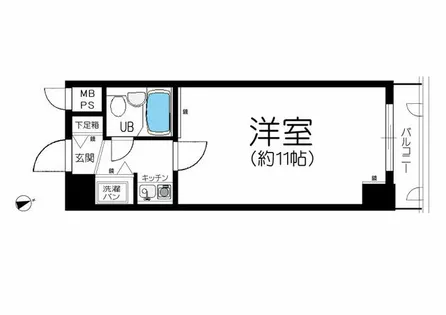 ニューライフ高麗橋【6階】の間取り
