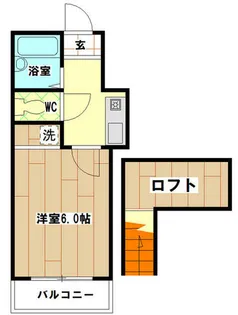 真鶴レジデンス【2階】の間取り