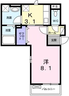 兵庫県神戸市長田区大谷町3丁目【アパート】の間取り
