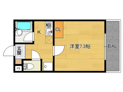 アルカーサル【2階】の間取り