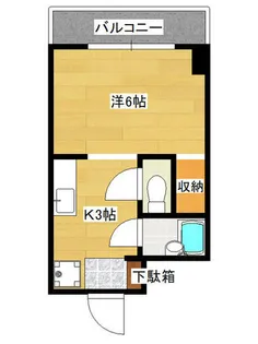 サンラック二条【2階】の間取り