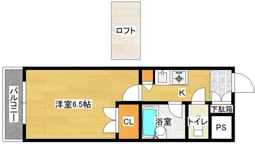 晴和ビル【401号室】の間取り