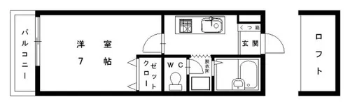 イーストスプリームⅠ【C201号室】の間取り