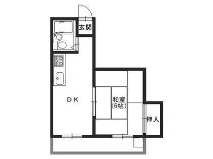 大阪府豊中市三国1丁目【マンション】の間取り