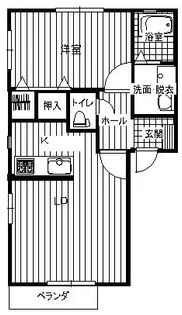 リザーブ・スマイル柏原【2階】の間取り