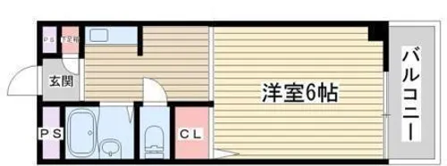 ハーバービュー東神戸【2階】の間取り