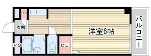 ハーバービュー東神戸【2階】の間取り