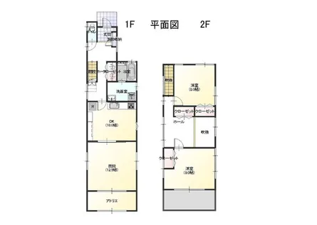 愛知県名古屋市守山区更屋敷【一戸建】の間取り