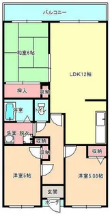 中井町 マンションHAL【4階】の間取り