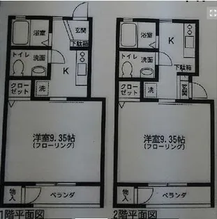 ミューズイン諏訪西【105号室】の間取り