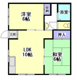 神谷コーポⅡ【2F号室】の間取り