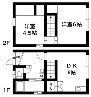 兵庫県姫路市夢前町玉田【アパート】の間取り