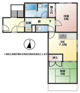 コート芦屋ウエスト【2階】の間取り