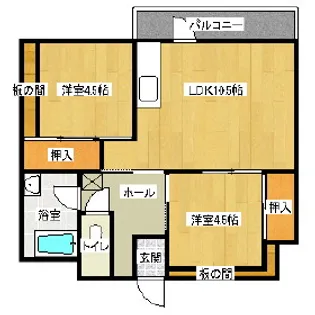e-lux1(イーラックス ワン)【801号室】の間取り