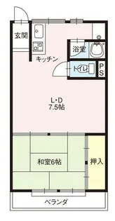 コークハイツ【2階】の間取り