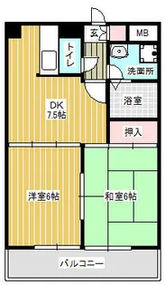 愛知県名古屋市守山区天子田3丁目【マンション】の間取り