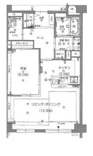 モントーレラコルタユニバ通り【328号室】の間取り